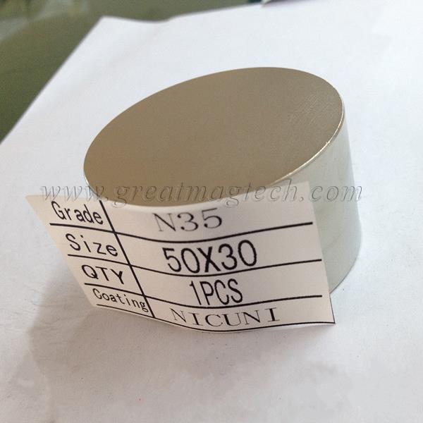 Round Neodymium Rare Earth Disc Magnet