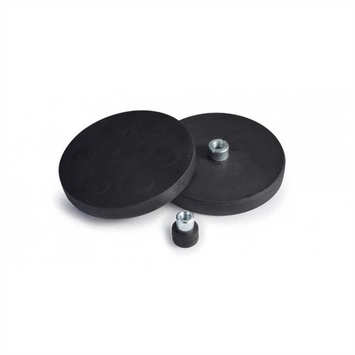 Rubber Coated Magnet With Hook